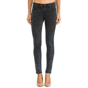 Rag & Bone Legging Jeans Rosebowl Navy Acid Washed